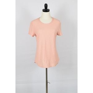 James Perse Peach Crew Neck T-Shirt Size 2 / M